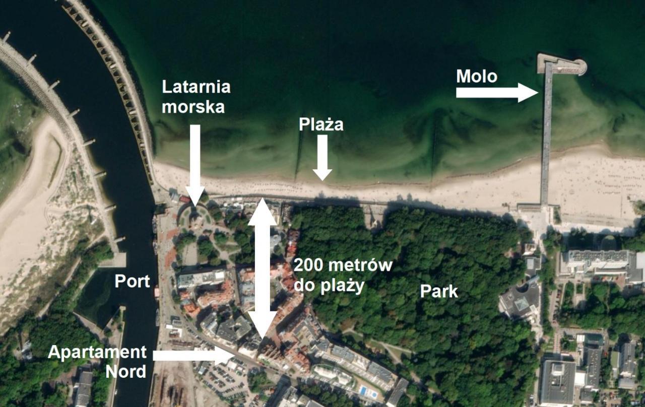 Apartament Nord Kołobrzeg Esterno foto